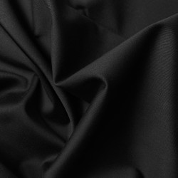 twill bawełniany czarny z połyskiem CO2721