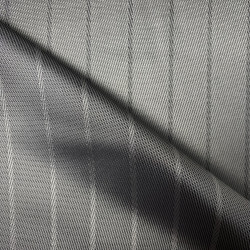 podszewka wiskoza-acetat w paski srebrno-szara PM2794